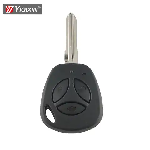 Запасной корпус для ключей YIQIXIN, 3 кнопки, корпус для автомобильного ключа для Lada Vesta Granta Priora Kalina Vaz Uncut, чехол для пульта дистанционного управл...