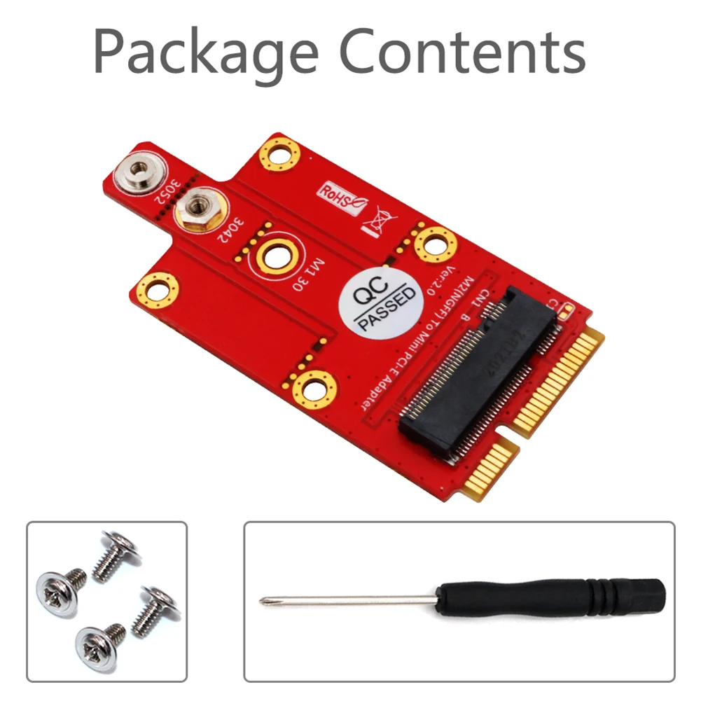 Адаптер M.2 Key B-Mini PCI-e адаптер NGFF M2 в Mini PCI Express PCIe для 3G 4G Φ модуль полноразмерных