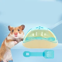 hamster carrier small animals rabbit mouse rat outdoor box portable small pet basket cage breathable hamster carrier box cage
