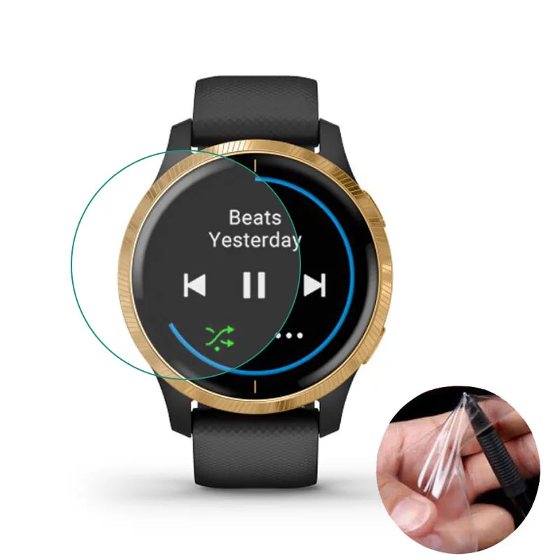 

5 шт. мягкая прозрачная защитная пленка для экрана Защита для Garmin Вену Смарт-часы, умные часы полная защитная крышка для экрана (не Стекло)