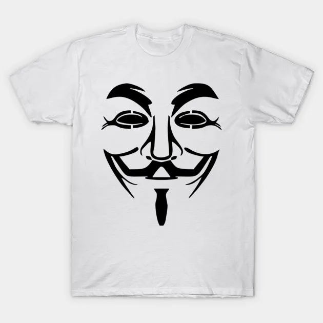 Мужская футболка Anonymous Guy Fawkes Mask Футболка женская | одежда