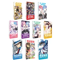 original anime figures paper card postcard series jojo fate collection card table toy exchange game childrens christmas gifts