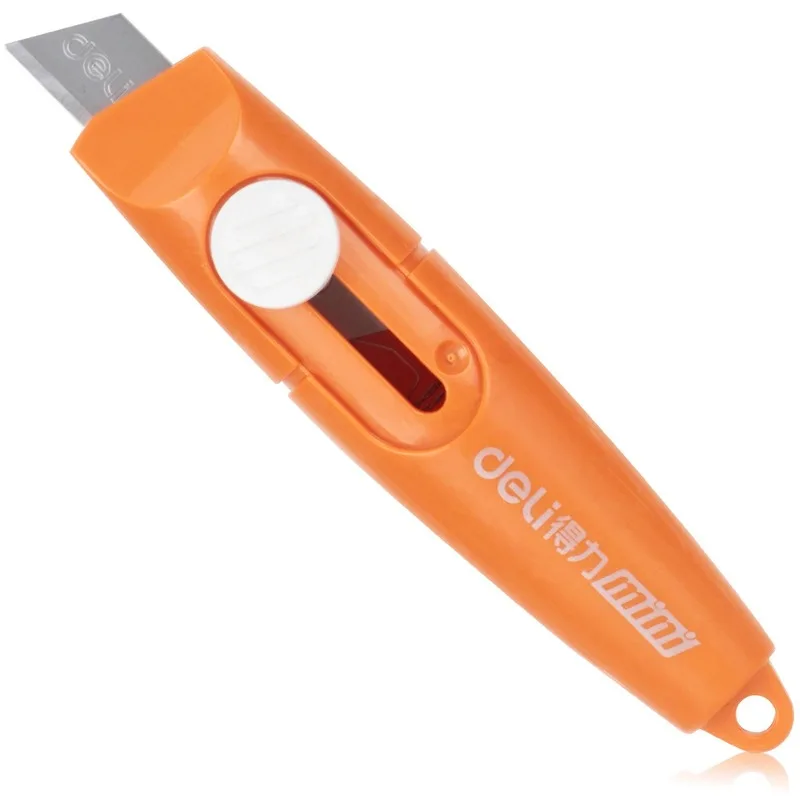 Deli универсальный нож мини цветной резак для бумаги портативный компактный