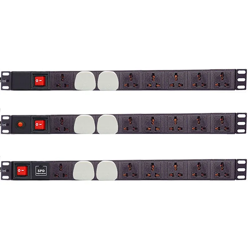 Armário de Rede Proteção + Interruptor de Quebra Power Strip Maneiras Soquete Universal Dois bs Plug Grande Sobrecarga Espaçamento – Spd Dupla 8
