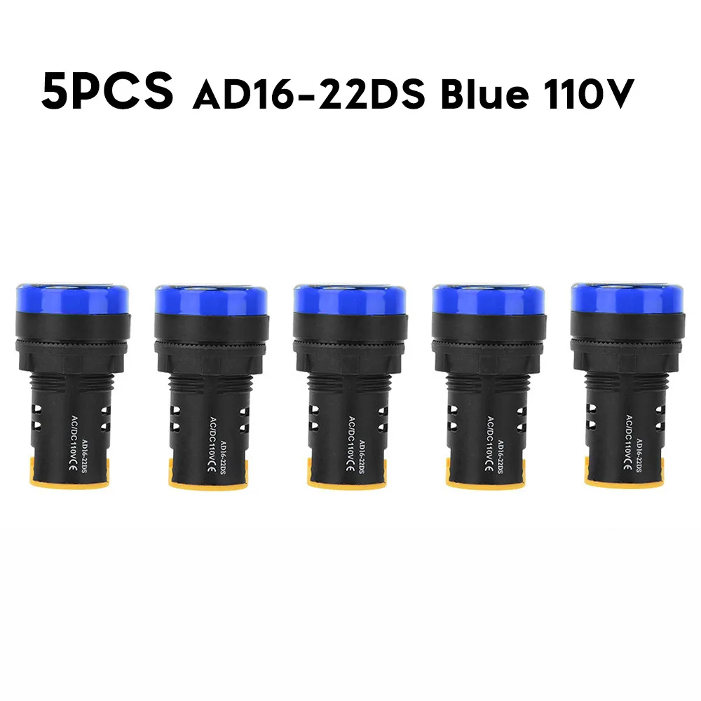

110V Indicator 22mm LED AC/DC AC50~60Hz AD16-22DS Electrical Equipment