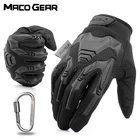 Перчатки для велоспорта на открытом воздухе, ветрозащитные спортивные тактические перчатки для езды на мотоцикле, ударопрочные велосипедные перчатки с закрытыми пальцами для мужчин и женщин
