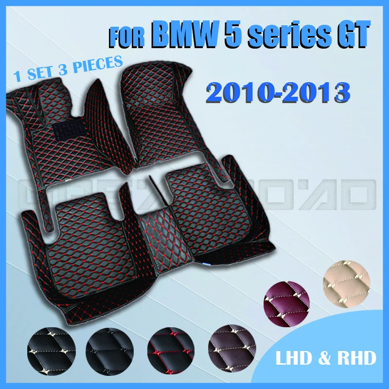 

Car floor mats for BMW 5 series GT F07 550i 535i（Five seats）2010 2011 2012 2013 Custom auto foot Pads automobile cover