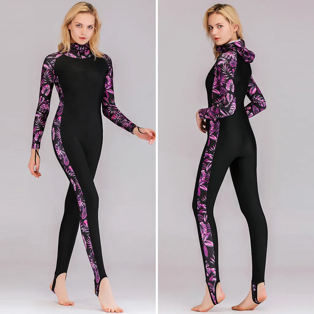 Новинка костюм для дайвинга с защитой от УФ-лучей Женский цельный Быстросохнущий