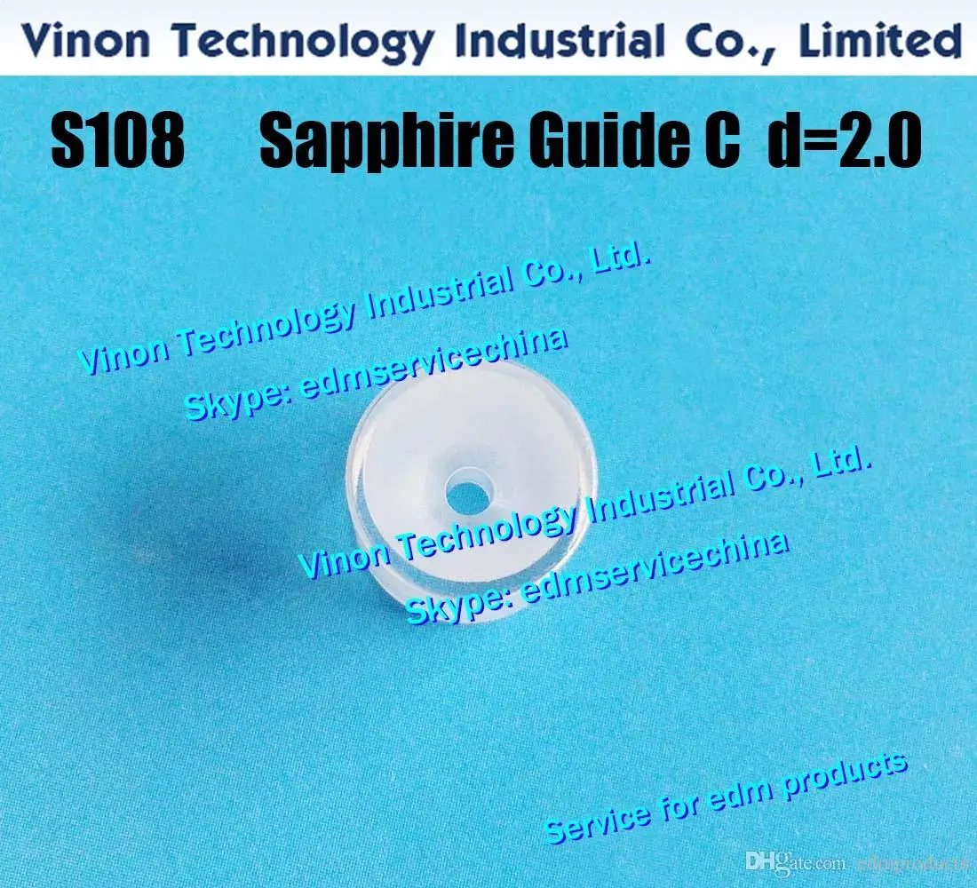 S108 верхняя направляющая sapphire C1 3082269 d = 2 0 мм Sub ESS 24.01.420 0204677 edm типа 90