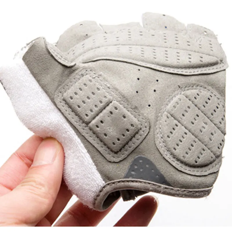 

Shockproof Silicone Pad Cycling Gloves Halfs Finger Sport Gloves Men Women Summer Bicycle Fitness Bike Gloves XR-Hot