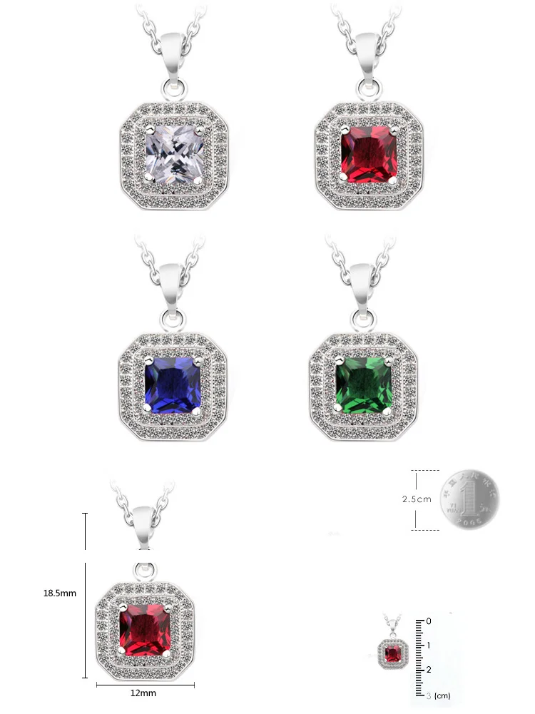 Новые товары 2021 ожерелье и кулон из стерлингового серебра 925 пробы для женщин