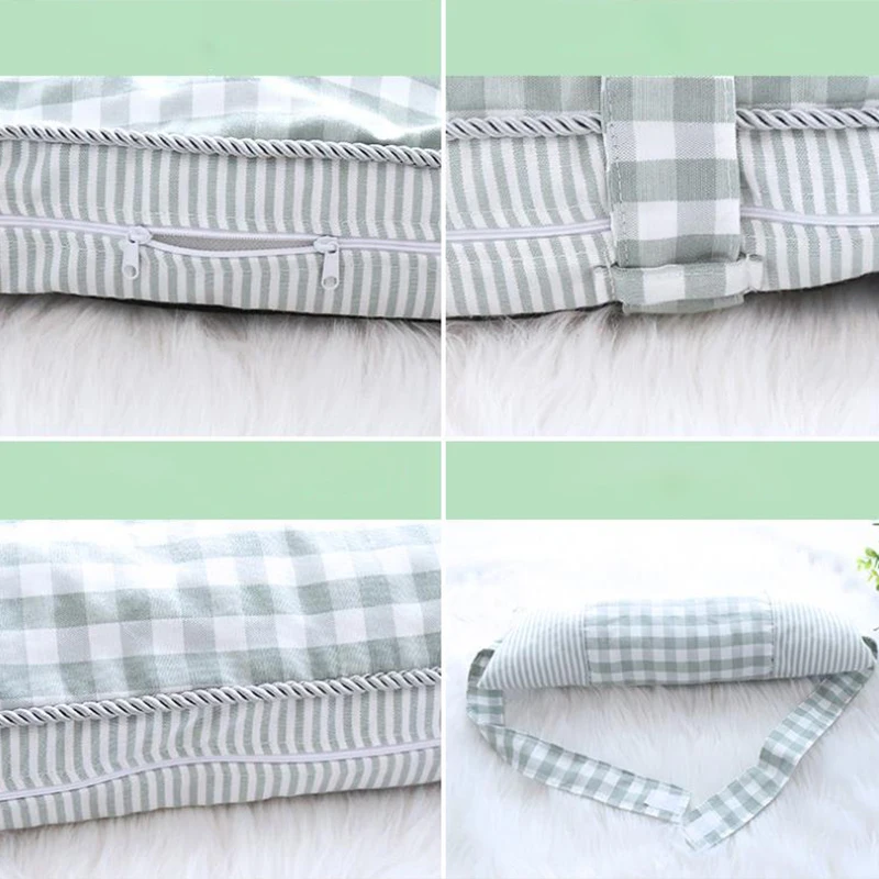 Диван-кровать для кошки в клетку мягкая эластичная хлопковая ткань рами с