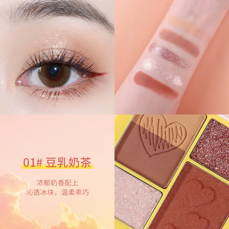 Косметическая палитра теней для век макияжная румяна бронзер макияж макияжа