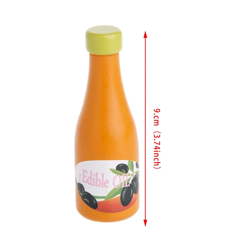 

3pcs Kids Pretend Role Play Kitchen Fruit Food Wooden Toy Cutting Set Child Gift