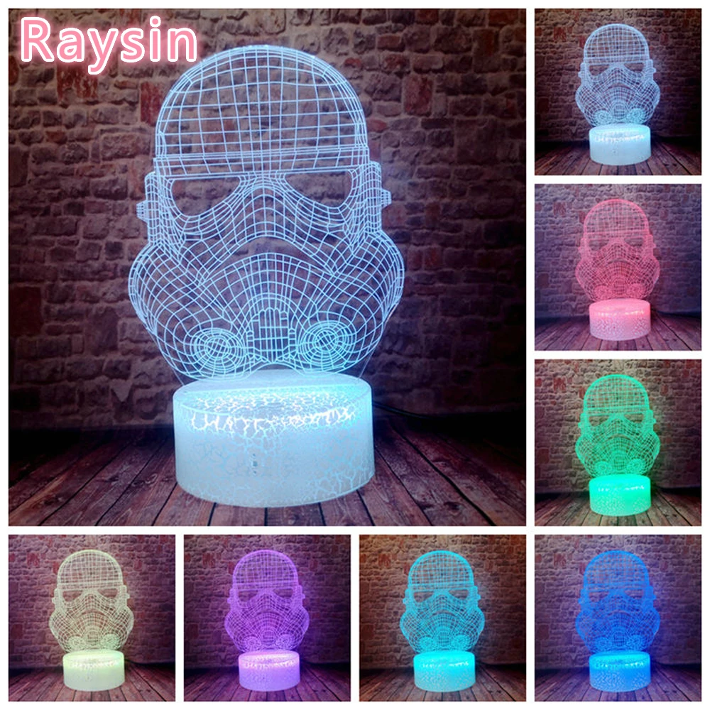Звездные войны развязанная фигурка 3D Taibu Bai Bing Белый воин клон солдат умная