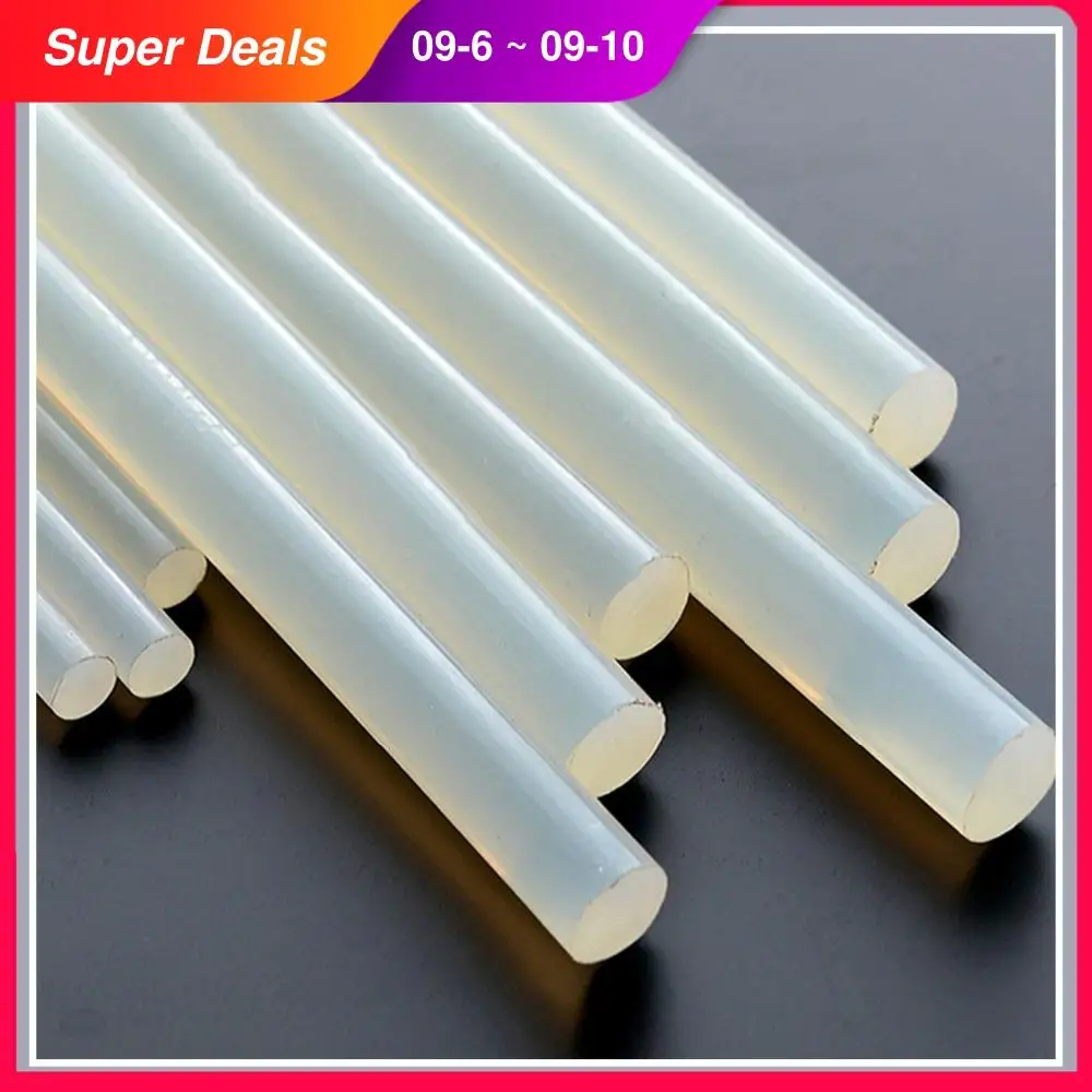 

Hot Melt Glue Sticks 7mm/11mm Translucent Strong Viscosity Rods For Glue Gun High Temperature Resistance Hot Glue 10Pcs