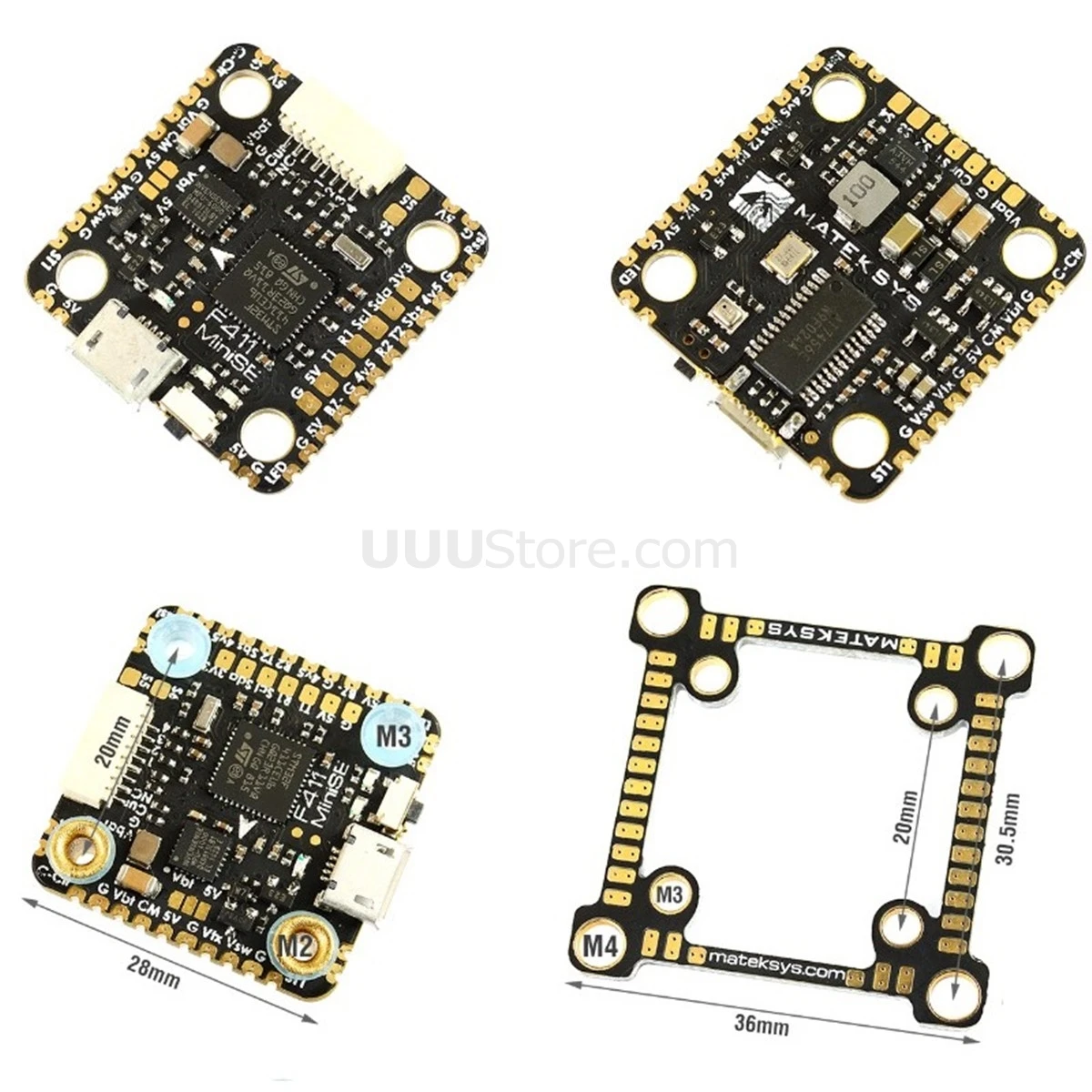 2020 NEW MATEKSYS Matek F411 Mini F411-MINI SE Flight Controller OSD 5V/2A MPU6000 2~8S VTX Powre 30.5mm/20mm for RC FPV Drone | Игрушки и