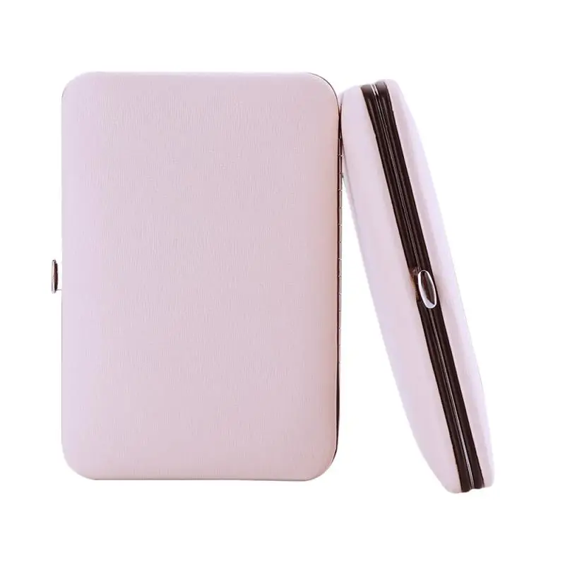 

18/16/12/10/7pcs New Manicure Stainless Steel Nail Clippers Pedicure Set Portable Travel Hygiene Kit Nail Cutter Tool Set Hot