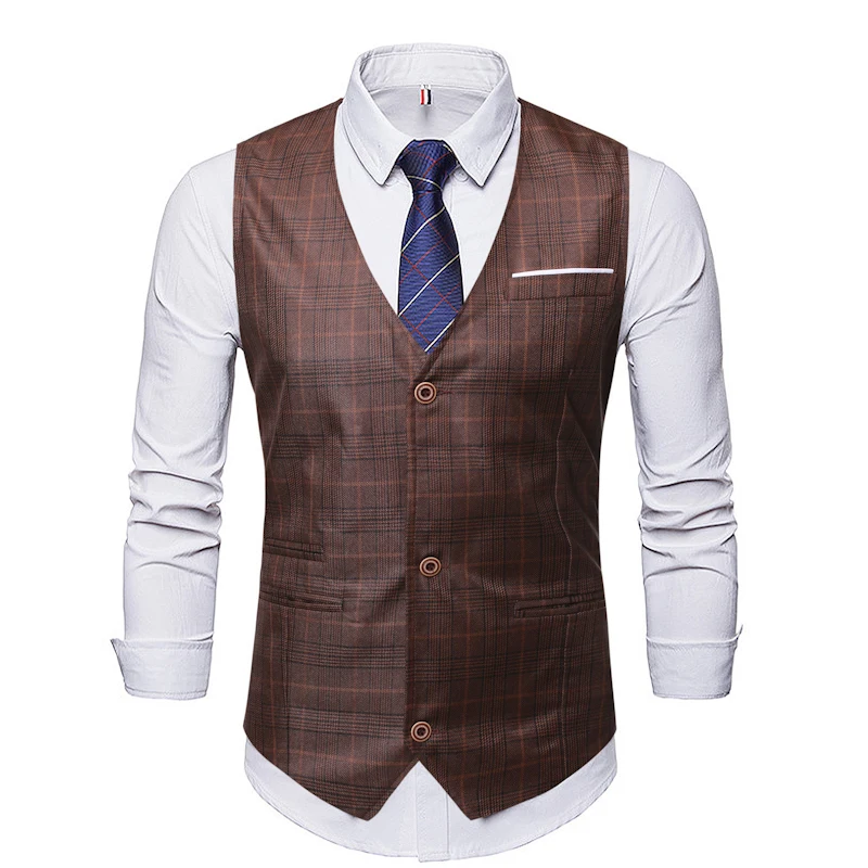 Жилет деловой мужской повседневный костюмный жилет официальная свадьба 2019 |