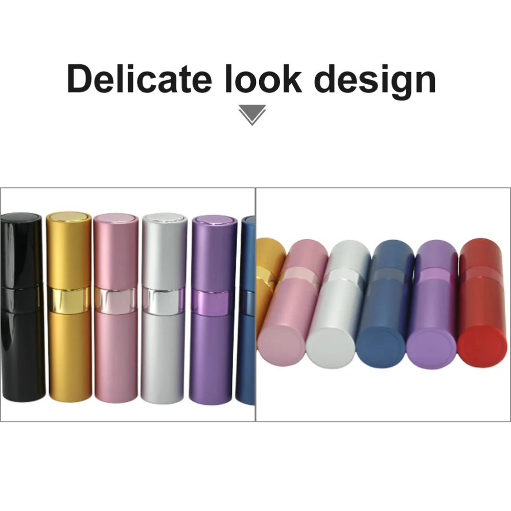 

1 Set Compact Refillable Perfume Spray Bottle Fashion Chic Rotary Perfume Bottle