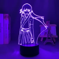 3d lamp anime bleach soifon for bedroom decor nightlight cool birthday gift acrylic led night light soifon bleach