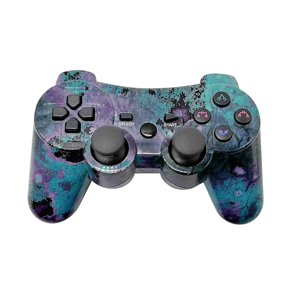 

K ISHAKO Wireless Controller for Playstation 3 PS3 Gamepad Six Axis Gaming Joysticks Remote Control, Supports PC with Charging C
