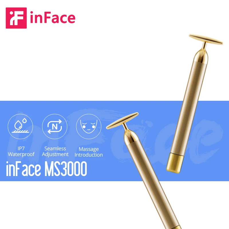 InFace Gold Beauty Bar позолоченный массажный лифтинг для лица скоростной обмен веществ