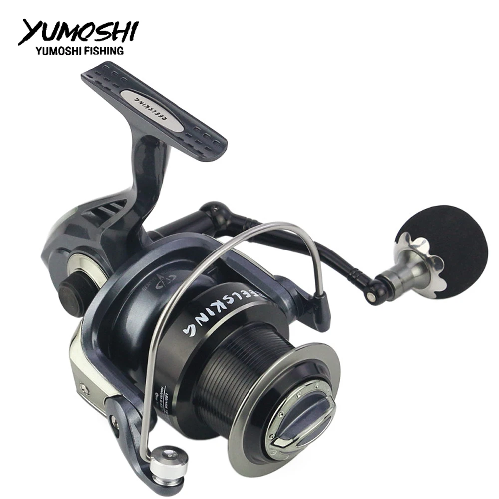 Спиннинговые колеса Рыболовная катушка полностью металлическая с ЧПУ Рокерская