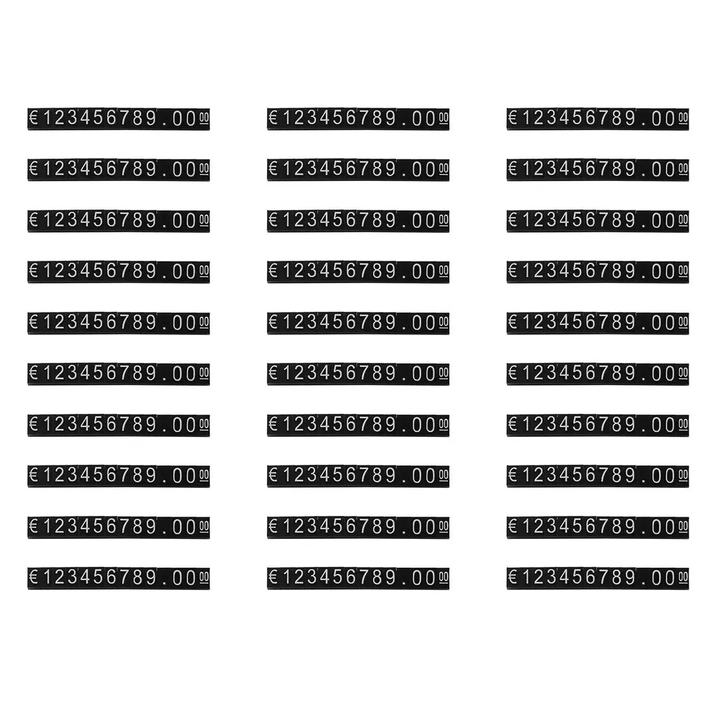 420 шт. цена кубики белые на черные ювелирные часы Европейский знак Мини