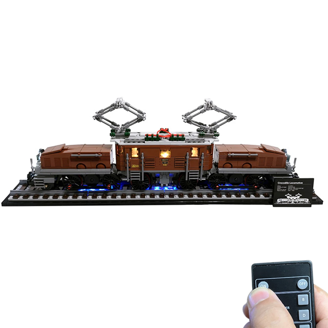 Светодиодный светильник с питанием от USB для локомотива крокодила 10277