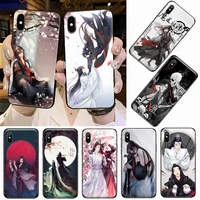 mo dao zu shi anime coque shell phone case for iphone 5 5s 5c se 6 6s 7 8 plus x xs xr 11 pro max funda hull coque shell