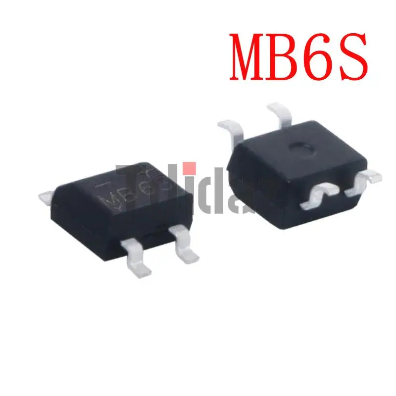 Мостовой выпрямитель MB10F MB6F MB10S MB6S SMD 50 шт. | Электронные компоненты и