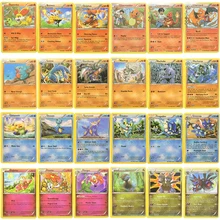 2021 New 100PCS Pokemon Different English Cards 25 50 75 100 No Repeat GX Flash Card EX Game Collect