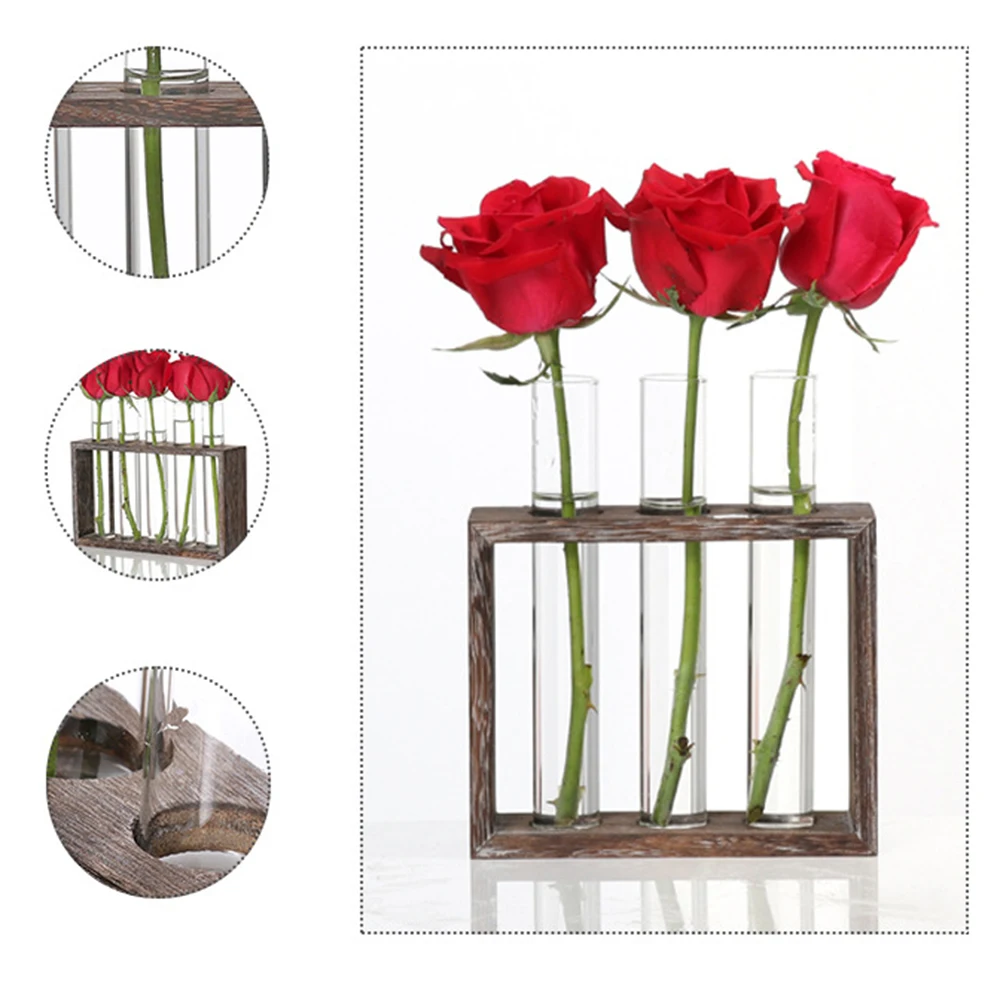 Стеклянная пробирка цветочный горшок гидропонная ваза для растений Террариум
