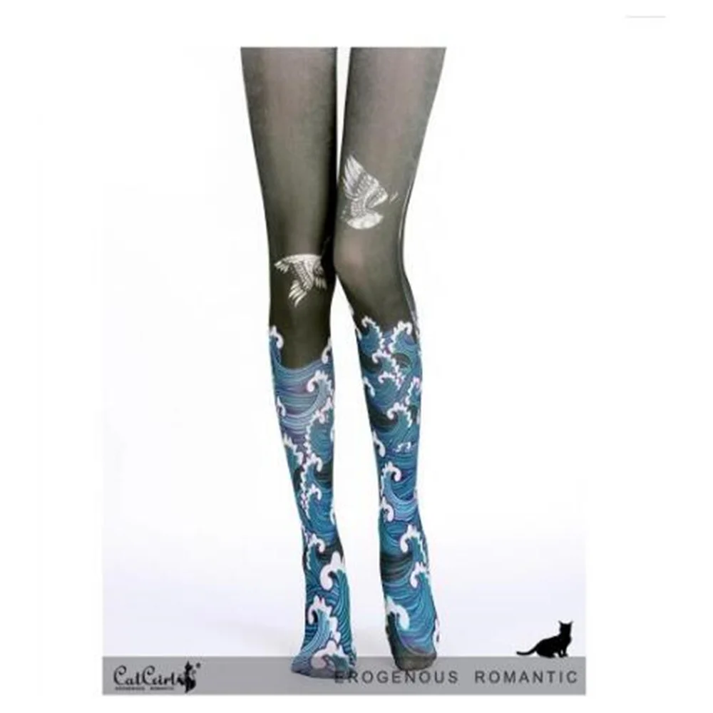 

Harajuku Pantyhose Personality Waves Tights Lolita Girls Harajuku pantyhose