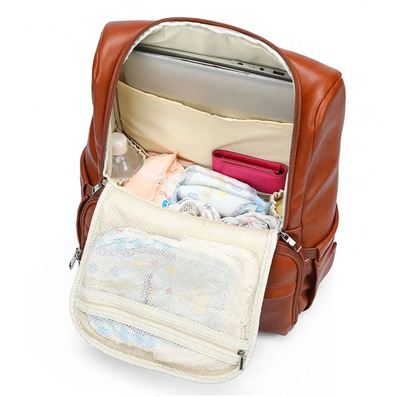 Новинка рюкзак из искусственной кожи для беременных сумка подгузников коляски