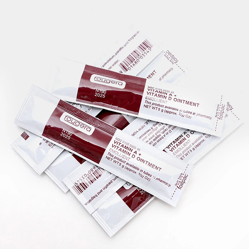 

100Pcs Tattoo Aftercare Cream Care Lotion Anti Scar Vitamin Ointment for Tattoo Eyelash Extension Supplies