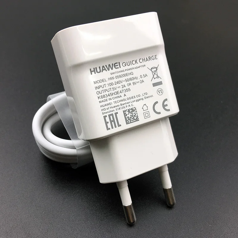 huawei QC 2,0, быстрое зарядное устройство, 18 Вт, быстрая зарядка, адаптер usb type c, кабель для honor 9 nova 2 3 4 4e mate 20 lite p9 p20 lite