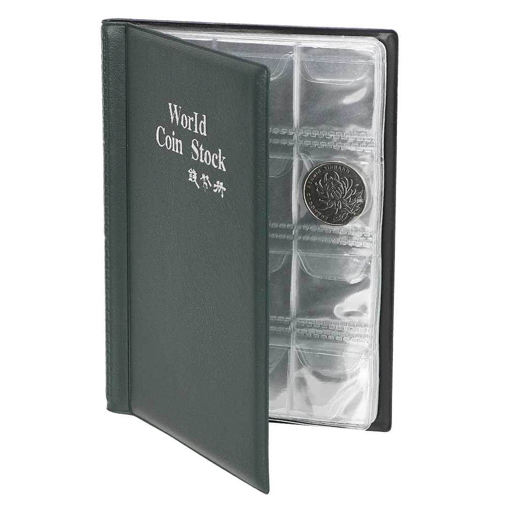 

Collecting Money Organizer 120 Pockets Coins Collection Album Book for Collector Coin Holder Albums Mini Penny Coin Storage Bag