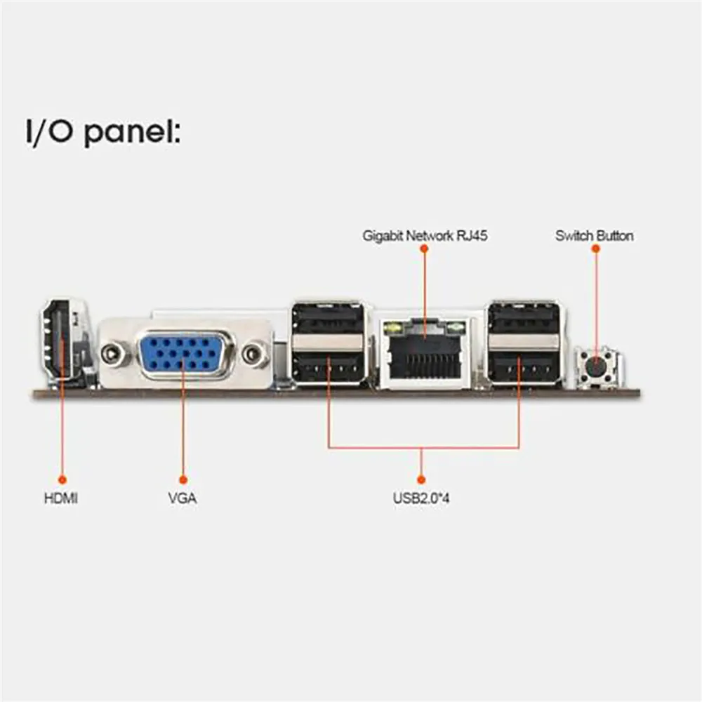 

Mining Machine Motherboard CPU Set Memory Integrated VGA Interface 8 Graphics Slot DDR3