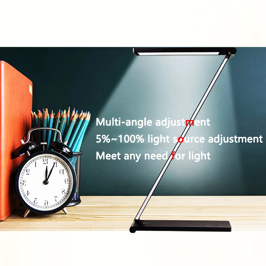 Светодиодный лампа для чтения алюминиевый сплав складной настольная 108 Ламповые