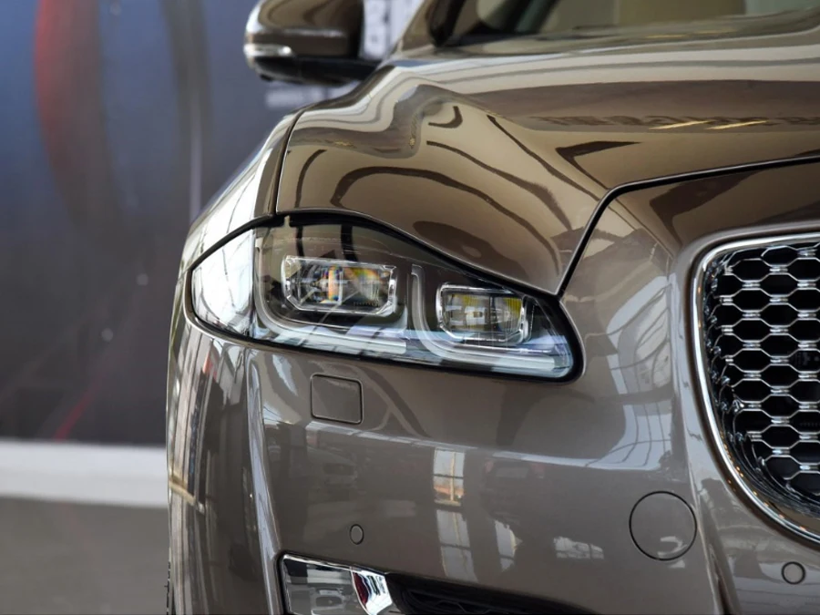Для Jaguar XJ 2010- объектив абажур фонарь с линзой прозрачный корпус передняя фара прозрачный стеклянный чехол объектив Защита