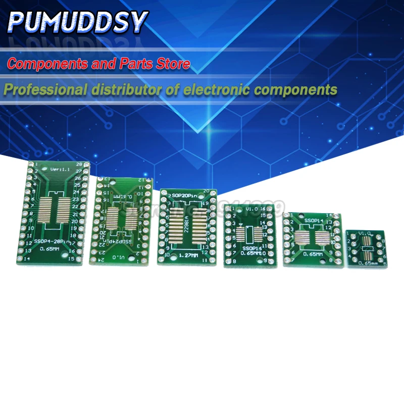 30 шт. набором плат PCB SOP24 SOP8 SOP14 SOP16 SOP20 SOP28 SMD обратиться к DIP адаптер конвертер пластина СОП 8 до 14 лет, 16 20 24 28 igmopnrq