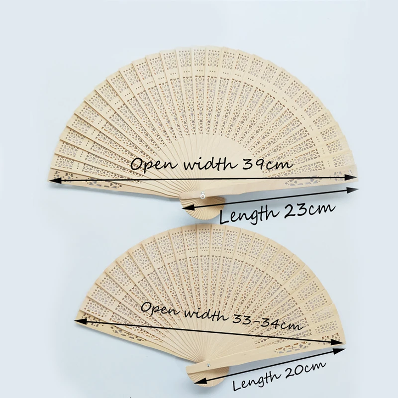 20/23CM Wooden Home Decoration Hand Fan Wedding Supplies Give Gifts Sandalwood Handmade Folding | Дом и сад
