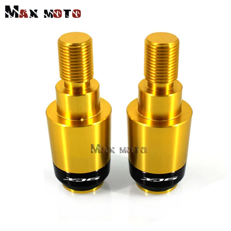 

For YAMAHA XJ6 DIVERSION XJ-6 XJ 6 XJ6N XJ6-S XJ6-F Motorcycle Accessories CNC Aluminum Handle bar Grips Ends Caps With logo