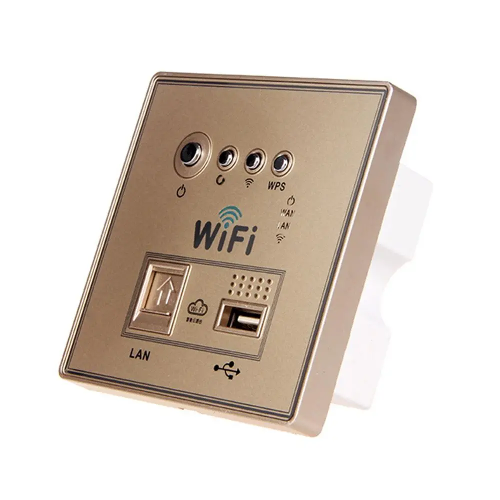 Домашняя умная настенная розетка панель WiFi маршрутизатор повторитель домашняя интеллектуальная беспроводная Wifi настенная розетка белый/золотой/черный 1 штука