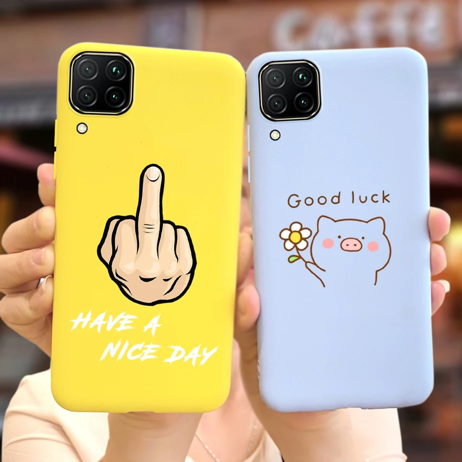 Чехол для Huawei P40 Lite E милый чехол с рисунком конфет мягкий силиконовый телефона из