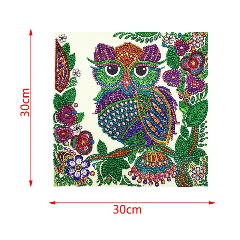 

Owl 5D Special Shaped Diamond Painting Embroidery Needlework Rhinestone Crystal Cross Craft Stitch Kit DIY 87HB