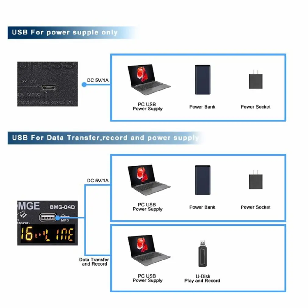 

Wireless USB Mini Mixer Digital Effector Multi-purpose Compact And Convenient Sound Durable Card Mixer