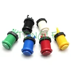 Стандартные американские кнопки 8 шт.лот в стиле Happ 28 мм с микропереключателем, комплект сделай сам, аркадные кнопки, детали игровых автоматов